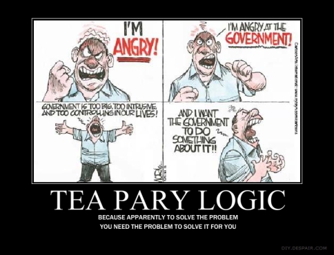 Image result for ignorant tea party cartoons